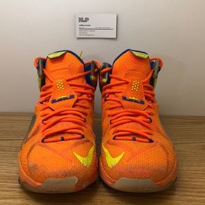 Used orange lebron 12’s size 10.5